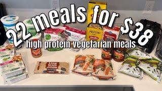 22 MEALS FOR $38!  Affordable HIGH Protein Vegetarian Meals SAVE MONEY WITH THESE MEALS!