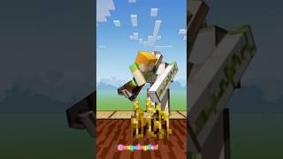 Minecraft Iron Golem Ft.Attitude #shorts
