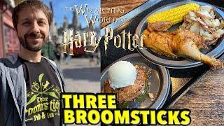 Lunch at Three Broomsticks at Wizarding World of Harry Potter in Universal Studios Hollywood!