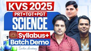 KVS 2025 SCIENCE DEMO by Sachin Academy live 2pm | KVS PRT, TGT Science, PGT Biology, PGT Physics