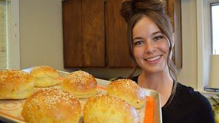 The BEST HOMEMADE HAMBURGER BUNS | Simple Recipe