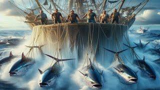 How American Fishermen Catch Billions of Indian Mackerel - The Fastest Tuna Net