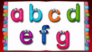 Learn to Write lowercase Alphabet for Kids | ABC Songs for Children