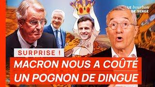 Surprise ! Macron nous a coûté un POGNON DE DINGUE et il veut nous faire payer l'addition