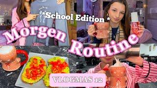 Priscilllender 2024 | VLOGMAS 12 | Morgen Routine *School Edition * 