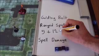 D&D Spell (5e): Guiding Bolt.