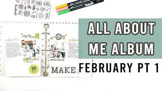 Syncopation Design | All About Me Scrapbook | February Part 1