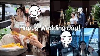 (vlog) A wedding day | hectic but happy | from morning of the day to the start of honeymoon (Bali)️