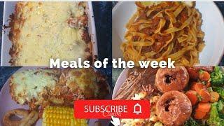 Family of 6 meals of the week. #mealsoftheweek #budgetfriendlyfood #mealidea