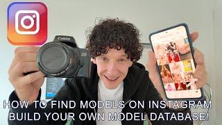 How to Find Models on Instagram - Build your own Model Database!