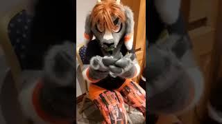 Fursuit ASMR! Ft Pumpkin The Goat . #furry #fursuit #confuzzled #fursuitting #asmr