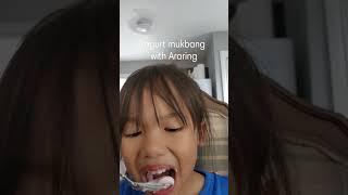 Yogurt mukbang with Araring