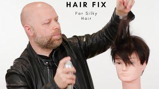 How to Fix Hair being too Silky - TheSalonGuy