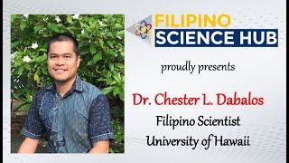 [FSH FEATURES] Filipino Scientist (Chemist), Dr. Chester Lara Dabalos