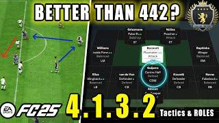 4-1-3-2 is THE BEST META Post Patch! 4132 Custom Tactics | EAFC 25