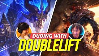 New Split Rank 1 Race - Duo with @doublelift  ft.  @PinkWardlol