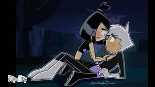 Danny x Sam ( Danny Phantom) by Amethyst-Ocean