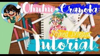 Ohuhu and Crayola Mixed Media Marker Tutorial