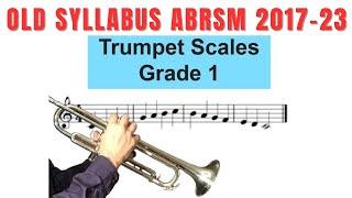 Grade 1 Trumpet Scales ABRSM 2017-23