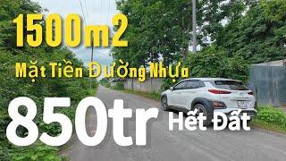 Bất Động Sản Đồng Nai review 1500m2 giá 850tr. Anh Chị Nếu Phù Hợp Gọi Em Tú #bds #ban #dat #review