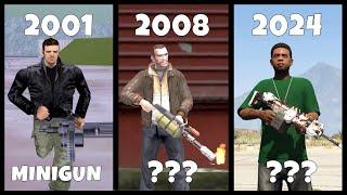 Evolution of REMOVED WEAPONS in GTA games! (GTA 3 - 5)