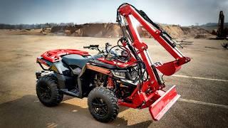 Amazing Unusual ATV Equipment You Probably Didn't Know About 1 ▶ Quad Bike Excavator