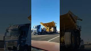 Super large mining truck being transported #komatsu