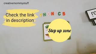 Phonics flashcards review | Step Up Zone | Creativemommystuff