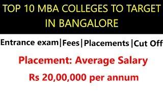 Top 10 MBA Colleges To Target In Bangalore