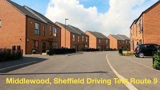 Sheffield City Drive Middlewood Driving Test Route 9 in 4K