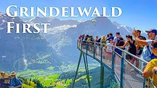 Grindelwald First, Switzerland 4K - The Most Amazing Beautiful Place Ever, Walking Tour, Travel Vlog