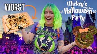 Mickey's Not So Scary Halloween Party 2024 | WORST & BEST Food At Disney's Magic Kingdom!!