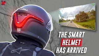 HELMET with CAMERA, LIGHTS, and BLUETOOTH.  Livall MC1 Pro 