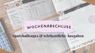 Wochenabschluss 1 & 2  I Mein Sparspiel? I Geld sparen mit der Umschlagmethode