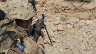 Weapons Co. 2/6 Marines on Foot Patrol (TREK-NAWA, Afghanistan)