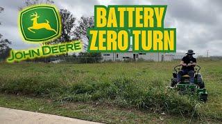 John Deere Electric Zero Turn VS Long Grass! ZTrak Z370R Test