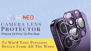 CASENED Protect Your iPhone 14 Pro Camera Lens with Our Premium Lens Protector - Demonstration