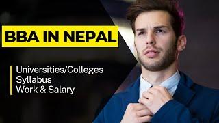 BBA Course Details in Nepali || Work and Salary || Universitites || Things To Know