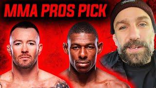 MMA Pros Pick  Colby Covington vs. Joaquin Buckley UFC Tampa