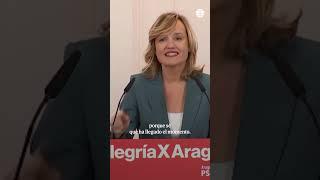Pilar Alegría presenta su candidatura a liderar el #psoe de #aragón #política