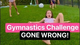 Gymnastics Challenge FAIL! Who gets hurt?