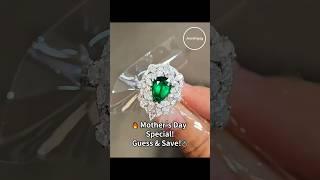 Mother’s Day Special!Jewelryay-New arrivals.18K Gold 1.47ct Panjshir Emerald Ring#investment#vintage