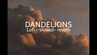 DANDELIONS// lofi-slowed - reverb//#artarea// #myplaylist