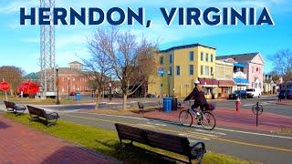 Living in Northern Virginia: Town of Herndon Walking Tour ️ | W&OD Trail, Anita's ‍️ January 2023