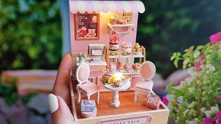 DIY Miniature dollhouse Sweet Talk - 迷你玩具屋套件 甜言蜜语 - ミニチュアドールハウスキット 甘い話 - 미니어처 인형의 집 키트 스위트 토크