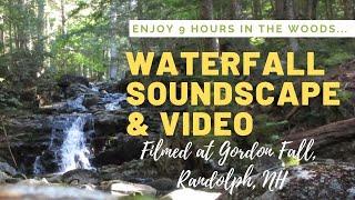 Waterfall Soundscape - Gordon Fall - Randolph NH - No Music - Just the river sound - Fallsway Path