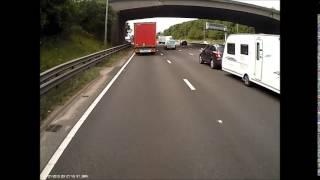 YG14 SWW - Idiot with a caravan - M62 Westbound