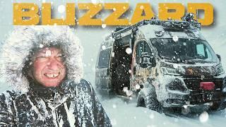 Surviving my 2nd Winter of Extreme Van Life, Blizzard, Snow Storm Camping & Freezing Cold #vanlife