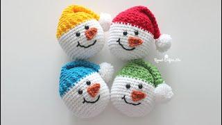 Crochet Pattern: Snowman Head (a popular favorite)