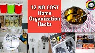 12 NO COST Home Organization ideas | Ingenious Home Organization Hacks